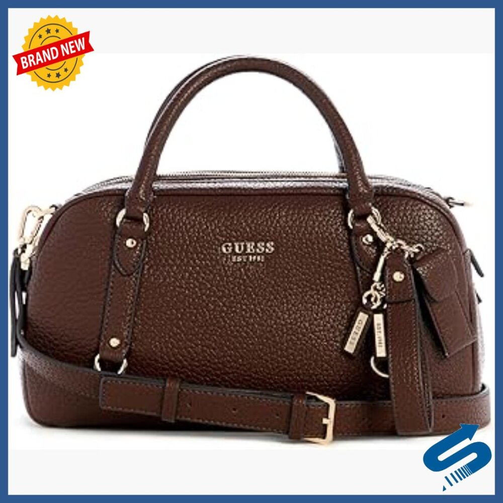 Rectangular Satchel With Detachable Crossbody Str… - image 1